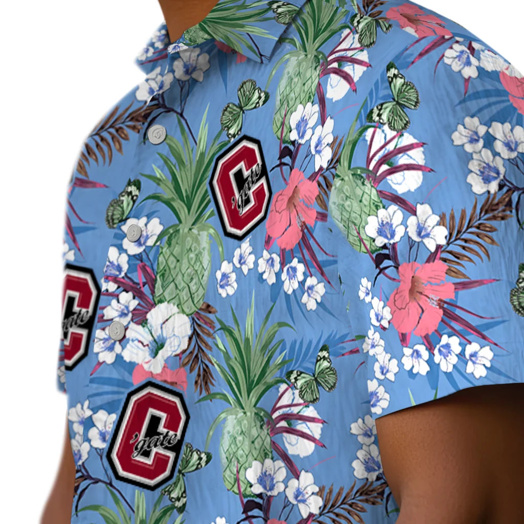 Colgate Raiders Hawaiian Shirt - Pineapple Bouquet | Moonbestprint