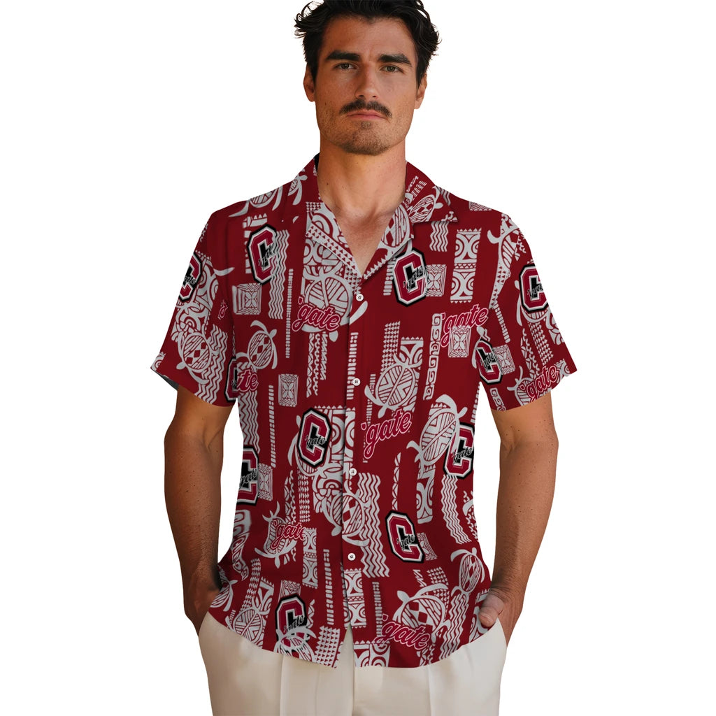 Colgate Raiders Hawaiian Shirt - Turtle Lines | Moonbestprint