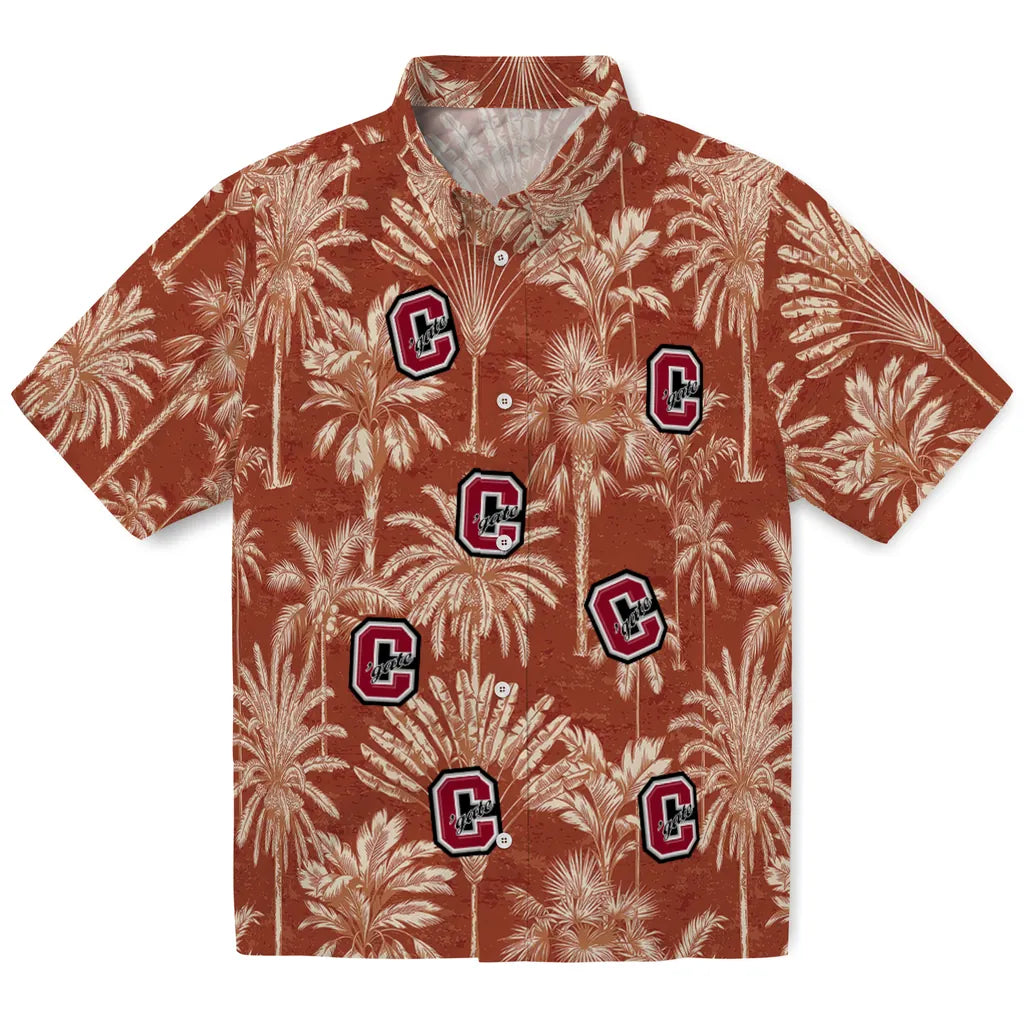 Colgate Raiders Hawaiian Shirt - Vintage Palm Tree | Moonbestprint