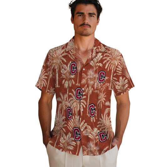 Colgate Raiders Hawaiian Shirt - Vintage Palm Tree | Moonbestprint
