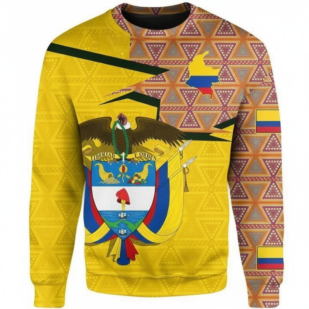 Colombia Sweater ? Home Knitted Long-Sleeved Sweater A7 ? Usalast