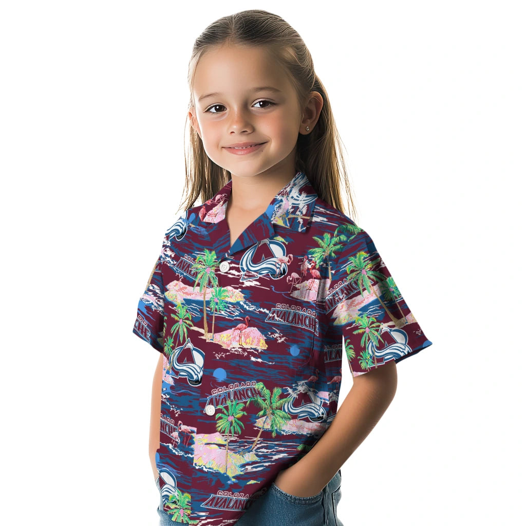 Colorado Avalanche Flamingo Retreat 2026 Hawaiian Shirt – Moonbestprint