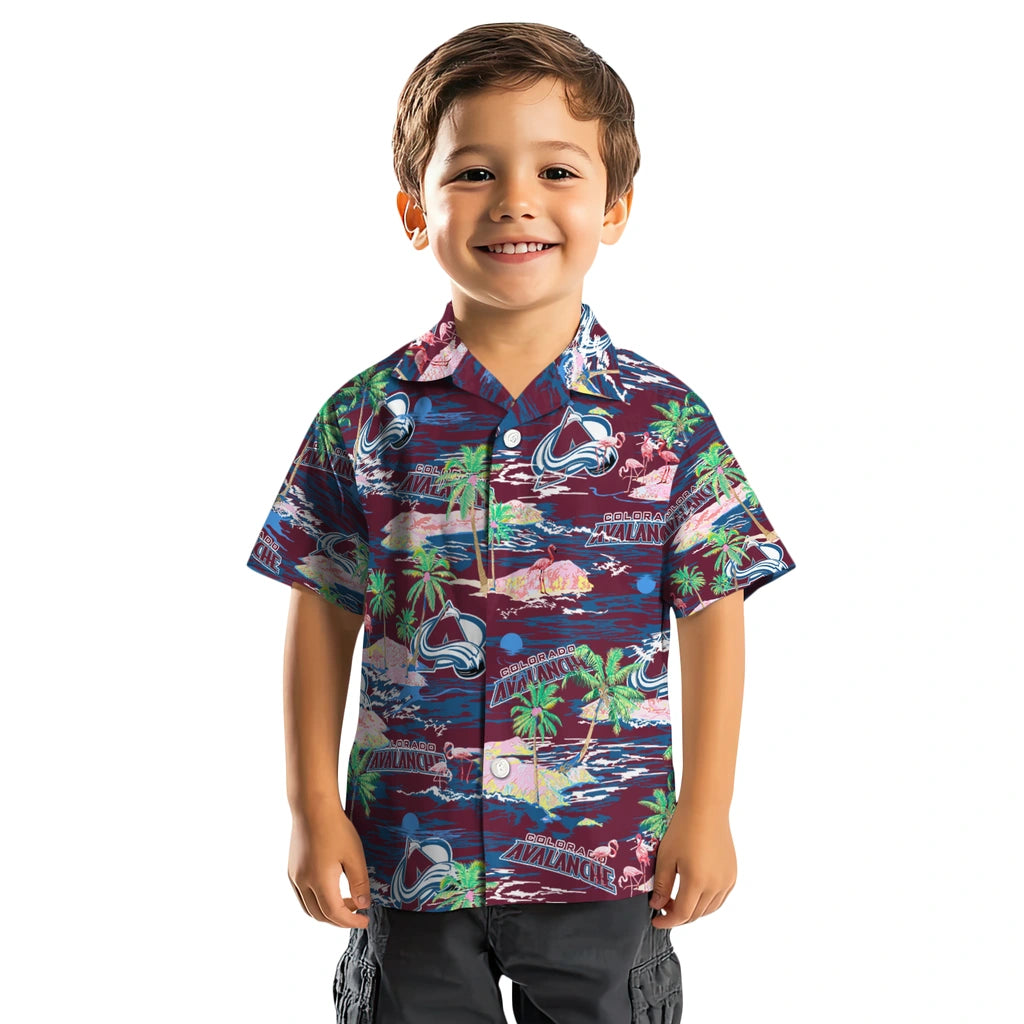 Colorado Avalanche Flamingo Retreat 2026 Hawaiian Shirt – Moonbestprint