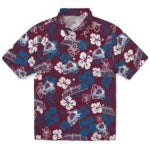 Colorado Avalanche Hibiscus Bloom Hawaiian Shirt – Moonbestprint