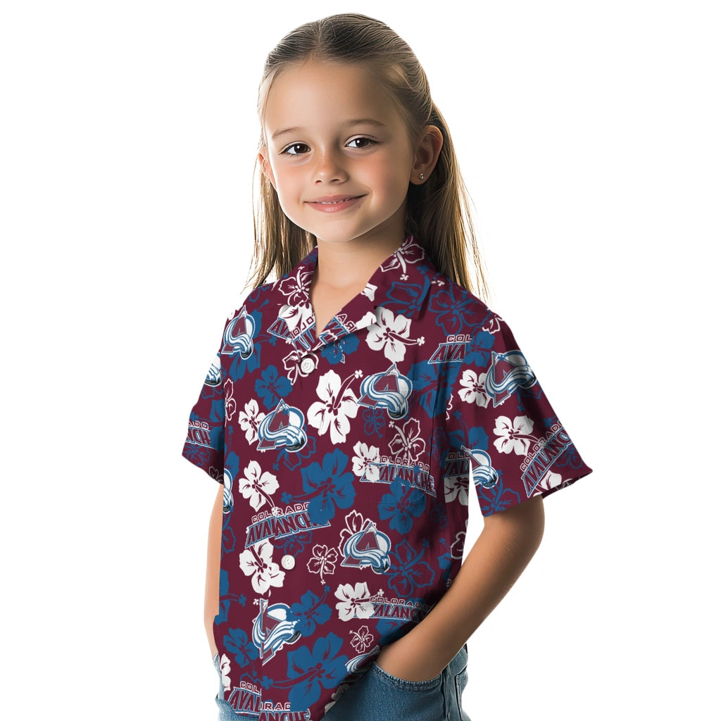 Colorado Avalanche Hibiscus Bloom Hawaiian Shirt – Moonbestprint