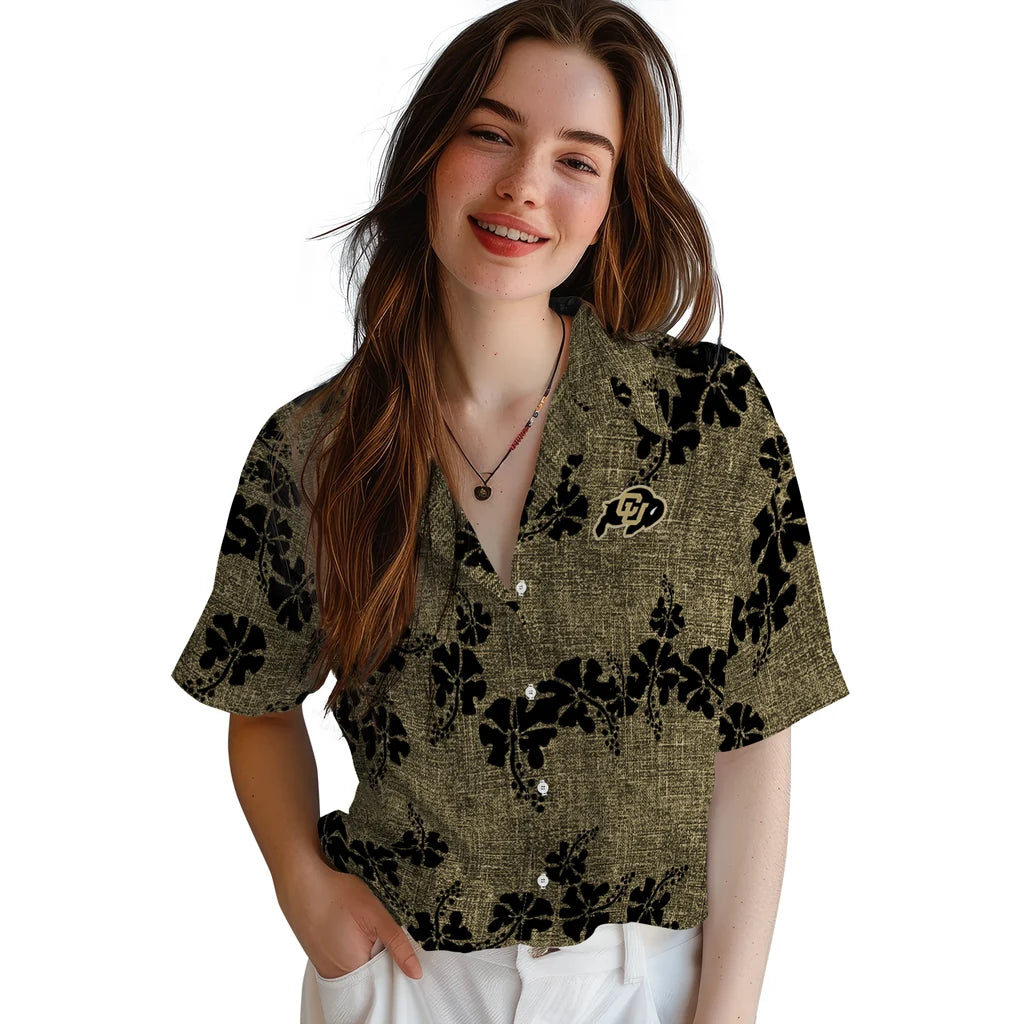 Colorado Buffaloes Hawaiian Shirt - 50th State Flower | Moonbestprint