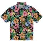Colorado Buffaloes Hawaiian Shirt - Brilliant Hibiscus Garden | Moonbestprint