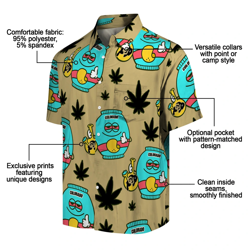 Colorado Buffaloes Hawaiian Shirt - Chill Vibe | Moonbestprint