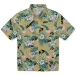 Colorado Buffaloes Hawaiian Shirt - Flamingo and Hibiscus | Moonbestprint