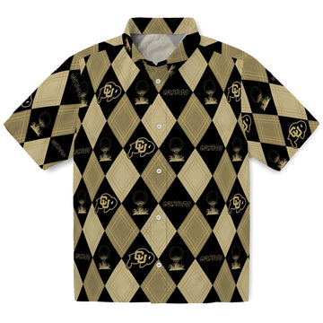 Colorado Buffaloes Hawaiian Shirt - Golfing Plaid | Moonbestprint