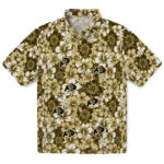 Colorado Buffaloes Hawaiian Shirt - Hibiscus Blooms | Moonbestprint