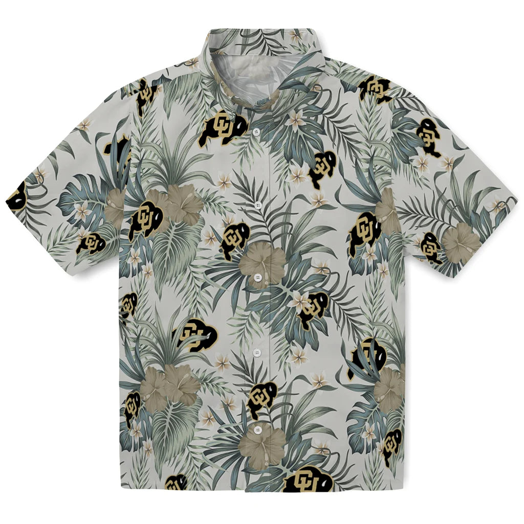 Colorado Buffaloes Hawaiian Shirt - Hibiscus Designs | Moonbestprint