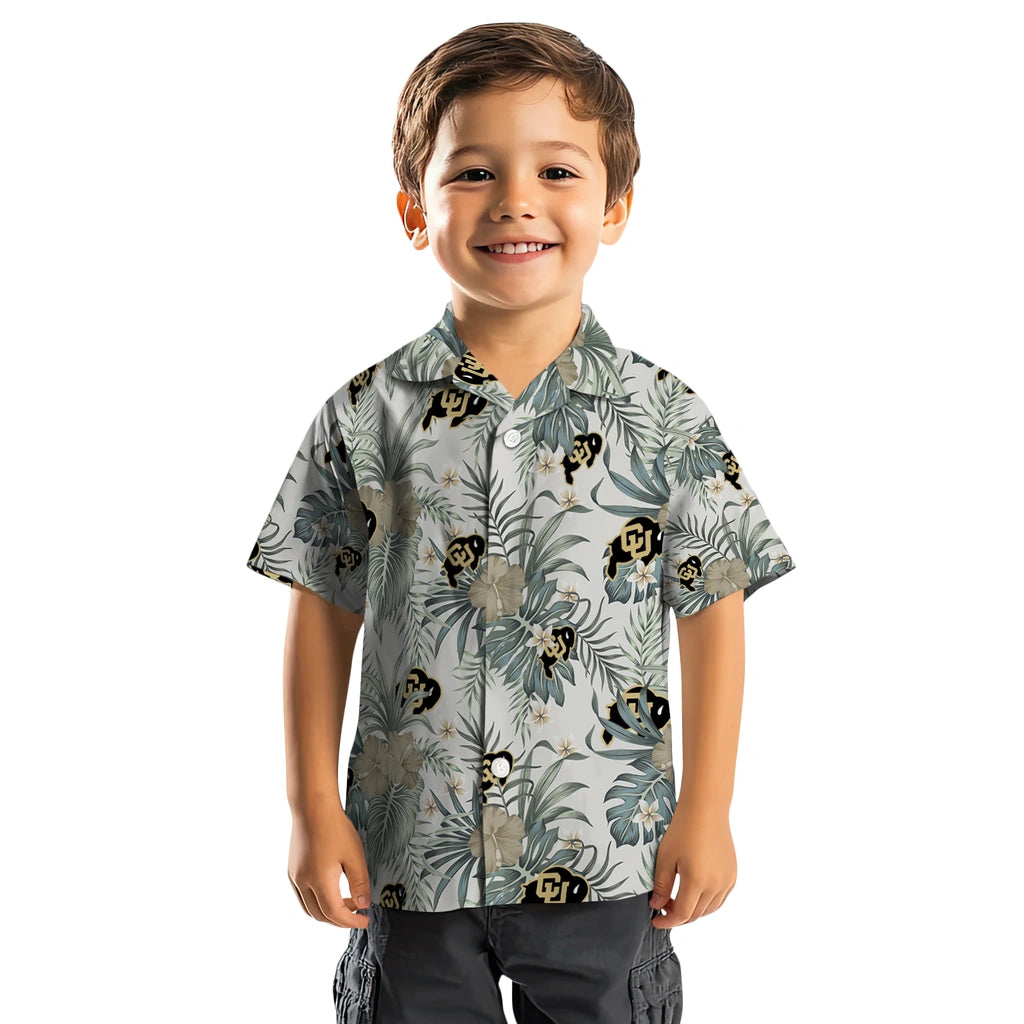 Colorado Buffaloes Hawaiian Shirt - Hibiscus Designs | Moonbestprint