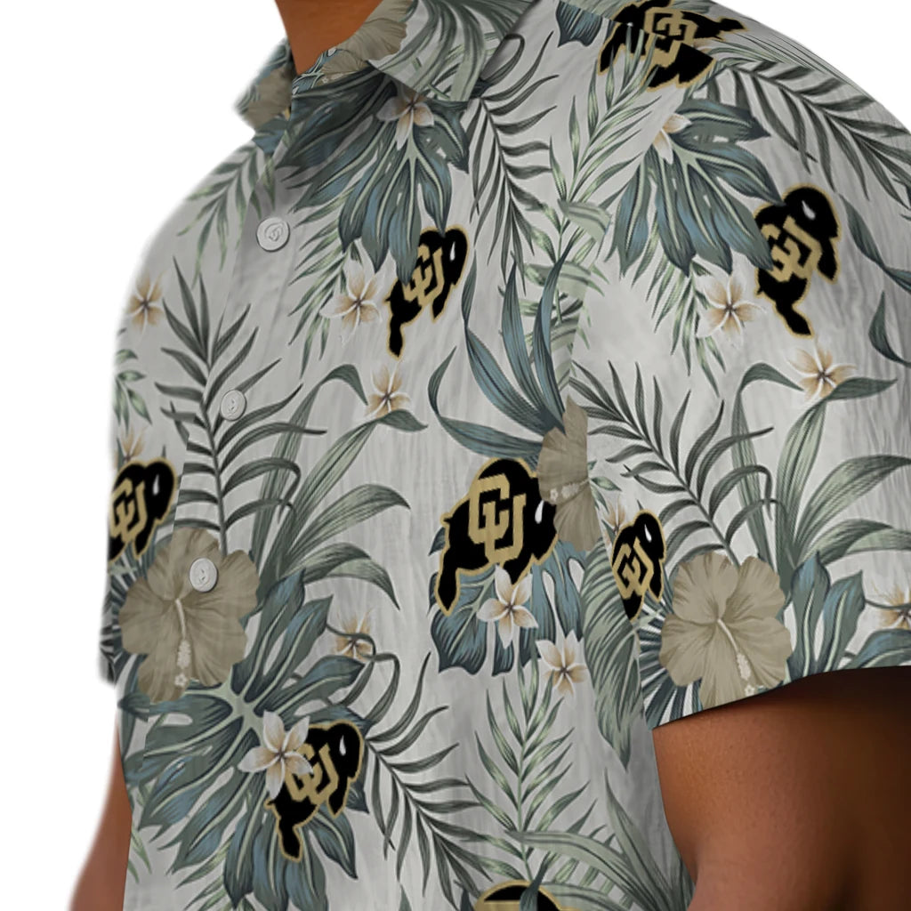 Colorado Buffaloes Hawaiian Shirt - Hibiscus Designs | Moonbestprint