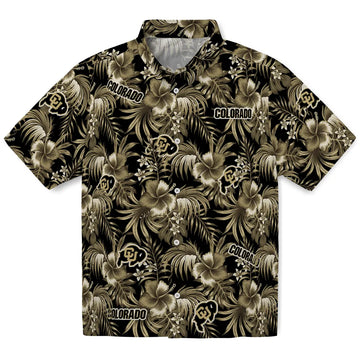 Colorado Buffaloes Hawaiian Shirt - Hibiscus Exotic | Moonbestprint