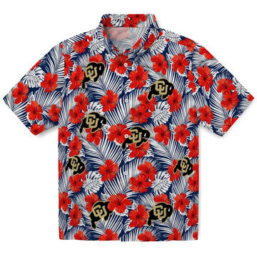Colorado Buffaloes Hawaiian Shirt - Hibiscus Fiesta | Moonbestprint