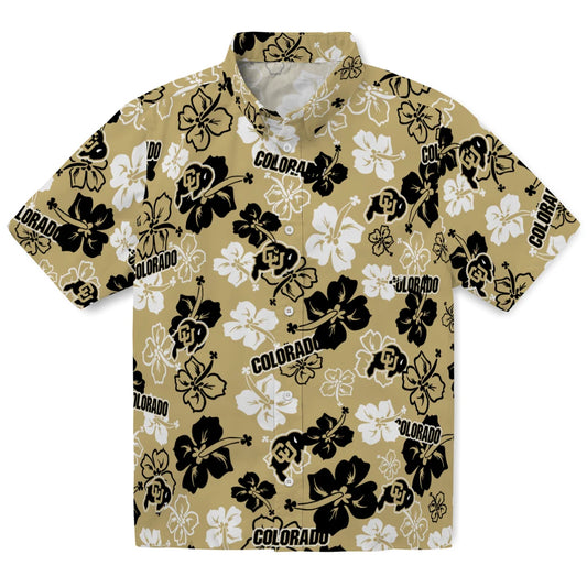 Colorado Buffaloes Hawaiian Shirt - Hibiscus Flower Design | Moonbestprint