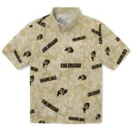 Colorado Buffaloes Hawaiian Shirt - Hibiscus Oasis | Moonbestprint
