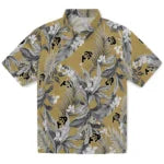 Colorado Buffaloes Hawaiian Shirt - Palm Leaves | Moonbestprint