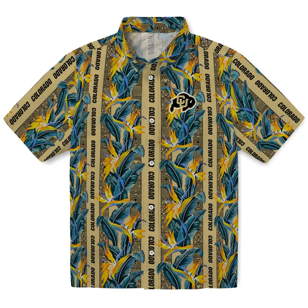 Colorado Buffaloes Hawaiian Shirt - Paradise Vines | Moonbestprint