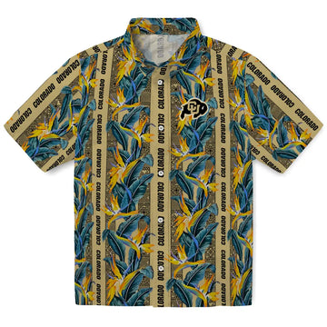 Colorado Buffaloes Hawaiian Shirt - Paradise Vines | Moonbestprint
