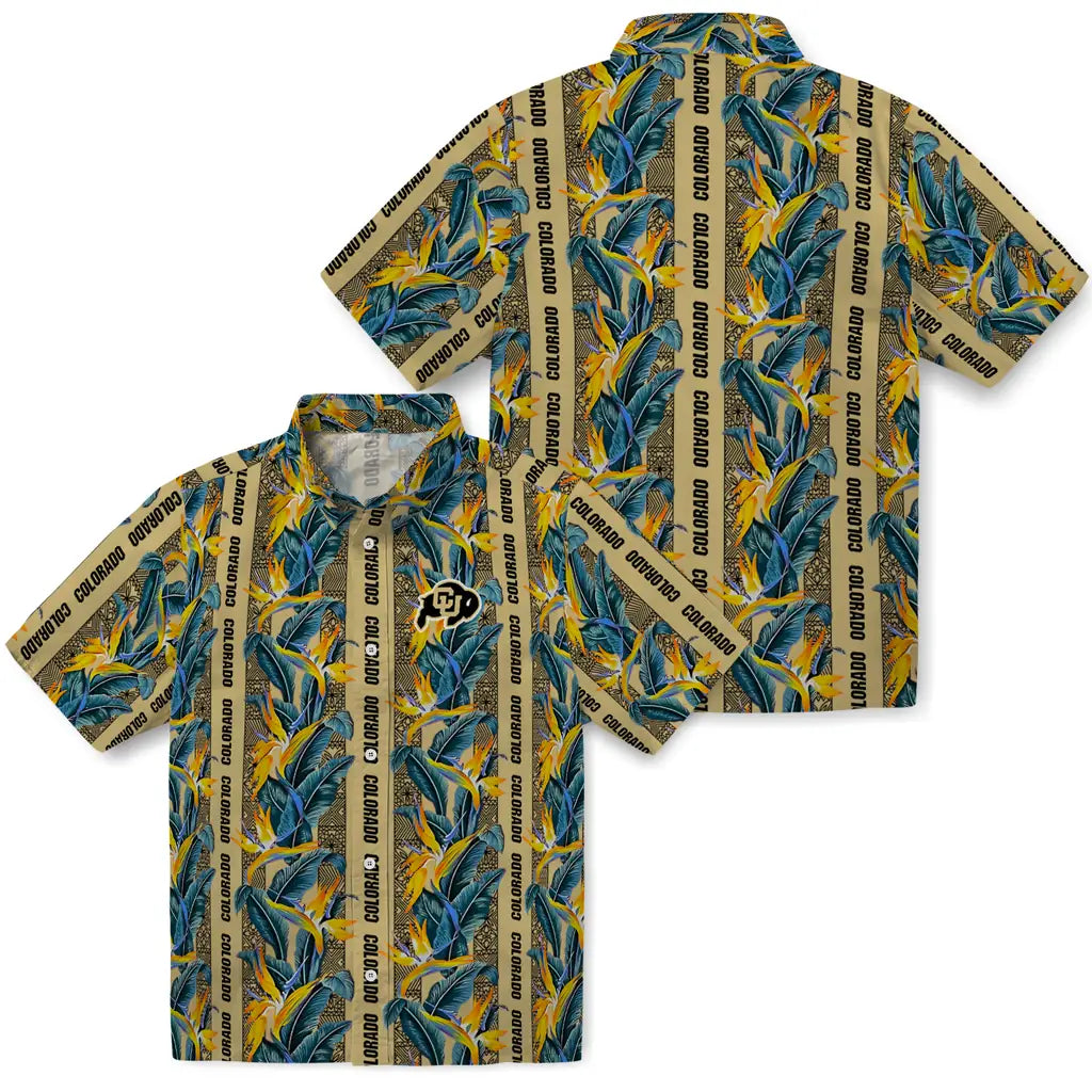 Colorado Buffaloes Hawaiian Shirt - Paradise Vines | Moonbestprint