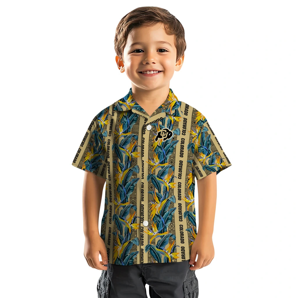 Colorado Buffaloes Hawaiian Shirt - Paradise Vines | Moonbestprint