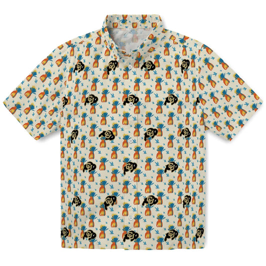 Colorado Buffaloes Hawaiian Shirt - Pineapple Delight | Moonbestprint