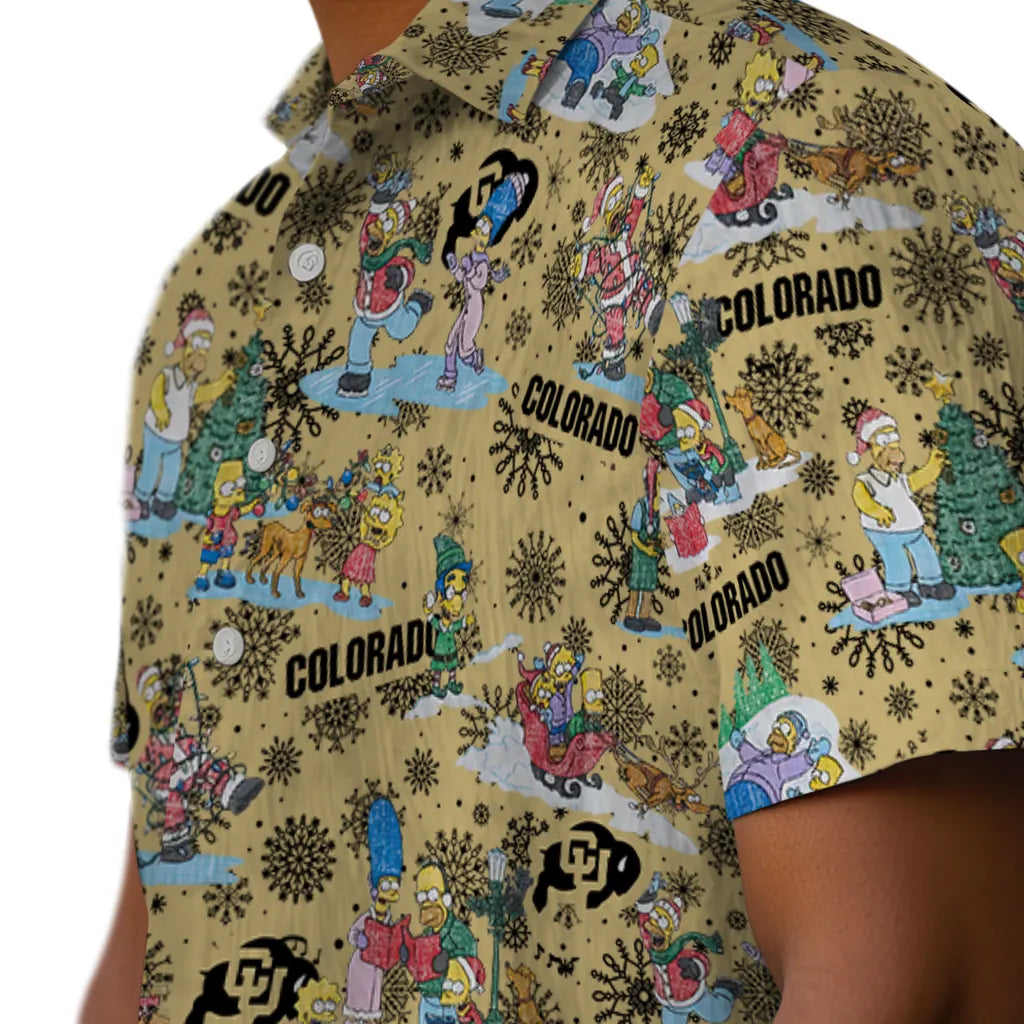 Colorado Buffaloes Hawaiian Shirt - Simpsons Christmas | Moonbestprint