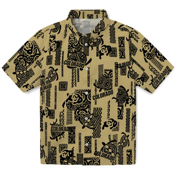 Colorado Buffaloes Hawaiian Shirt - Turtle Lines | Moonbestprint