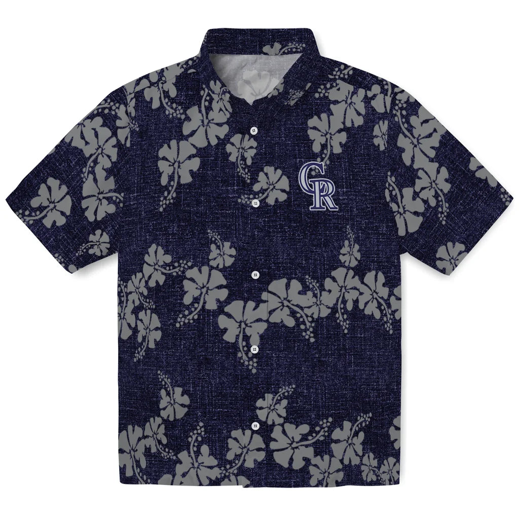 Colorado Rockies Hawaiian Shirt - 50th State Flower | Moonbestprint