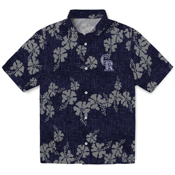 Colorado Rockies Hawaiian Shirt - 50th State Flower | Moonbestprint