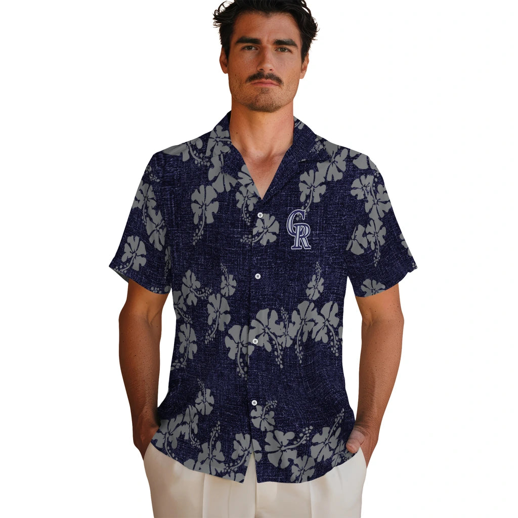 Colorado Rockies Hawaiian Shirt - 50th State Flower | Moonbestprint
