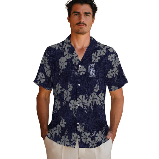 Colorado Rockies Hawaiian Shirt - 50th State Flower | Moonbestprint
