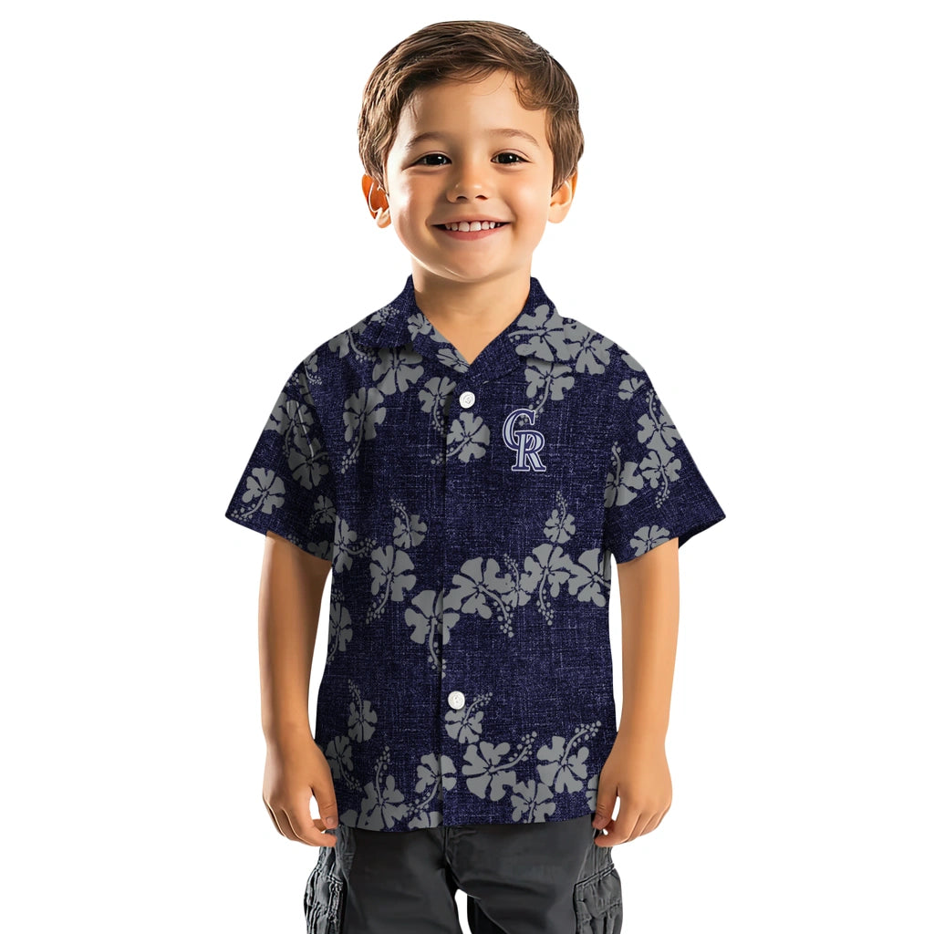 Colorado Rockies Hawaiian Shirt - 50th State Flower | Moonbestprint