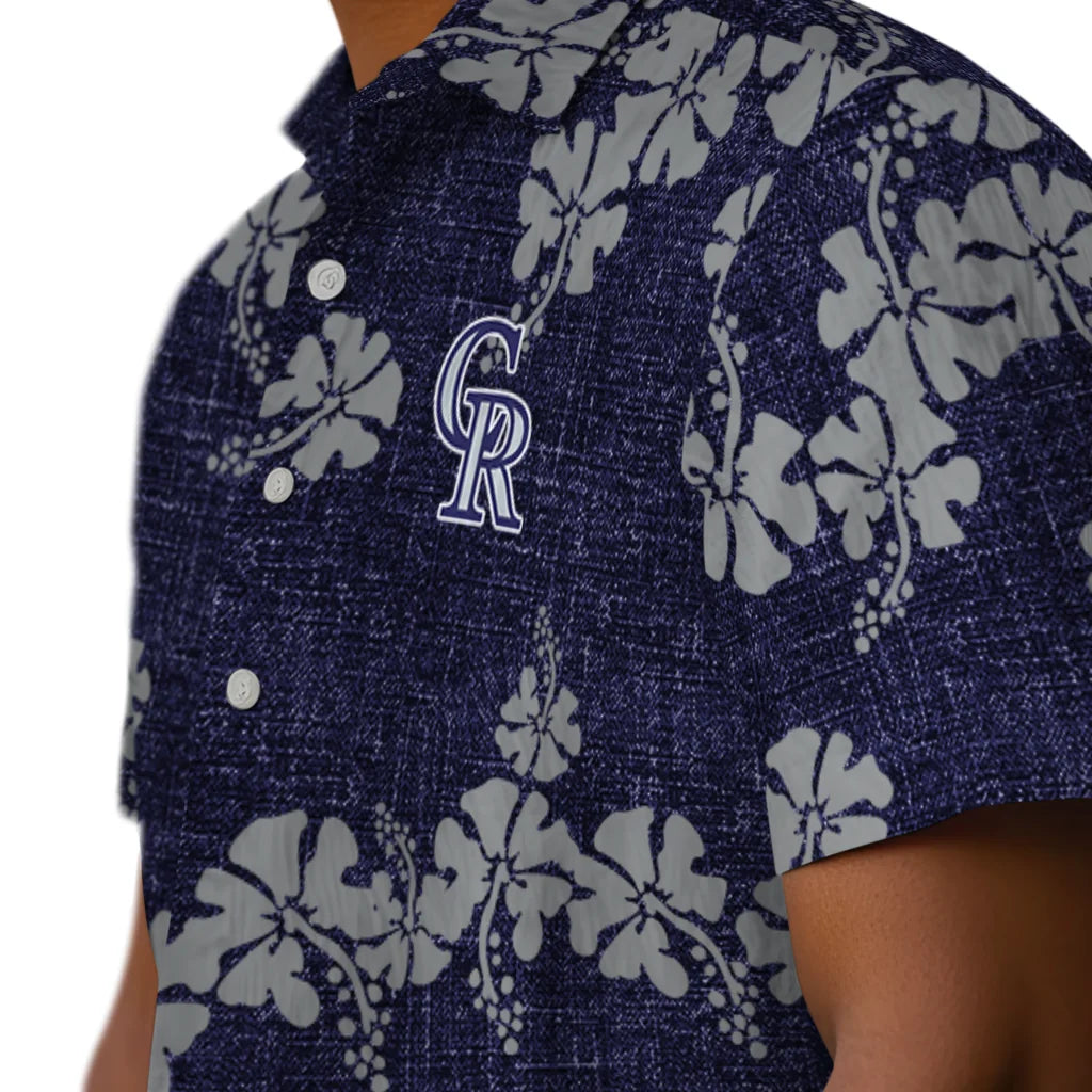 Colorado Rockies Hawaiian Shirt - 50th State Flower | Moonbestprint