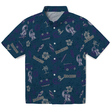 Colorado Rockies Hawaiian Shirt - Beach Vibe | Moonbestprint