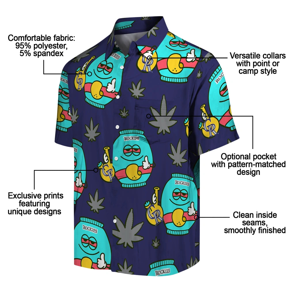 Colorado Rockies Hawaiian Shirt - Chill Vibe | Moonbestprint