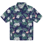 Colorado Rockies Hawaiian Shirt - Flamingo and Hibiscus | Moonbestprint