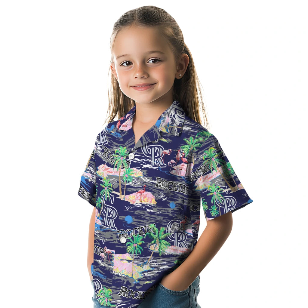 Colorado Rockies Flamingo Retreat 2026 Hawaiian Shirt – Moonbestprint
