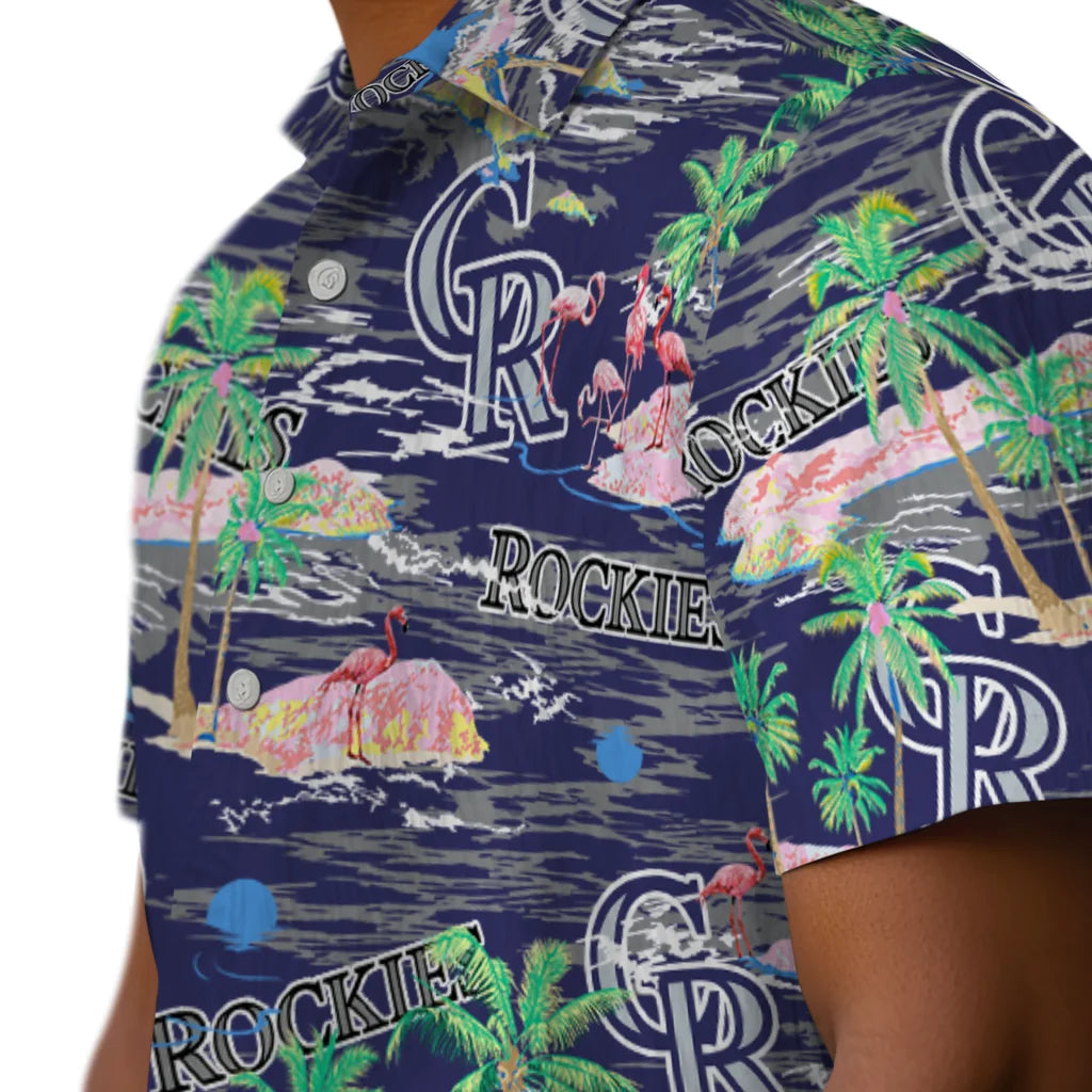 Colorado Rockies Flamingo Retreat 2026 Hawaiian Shirt – Moonbestprint
