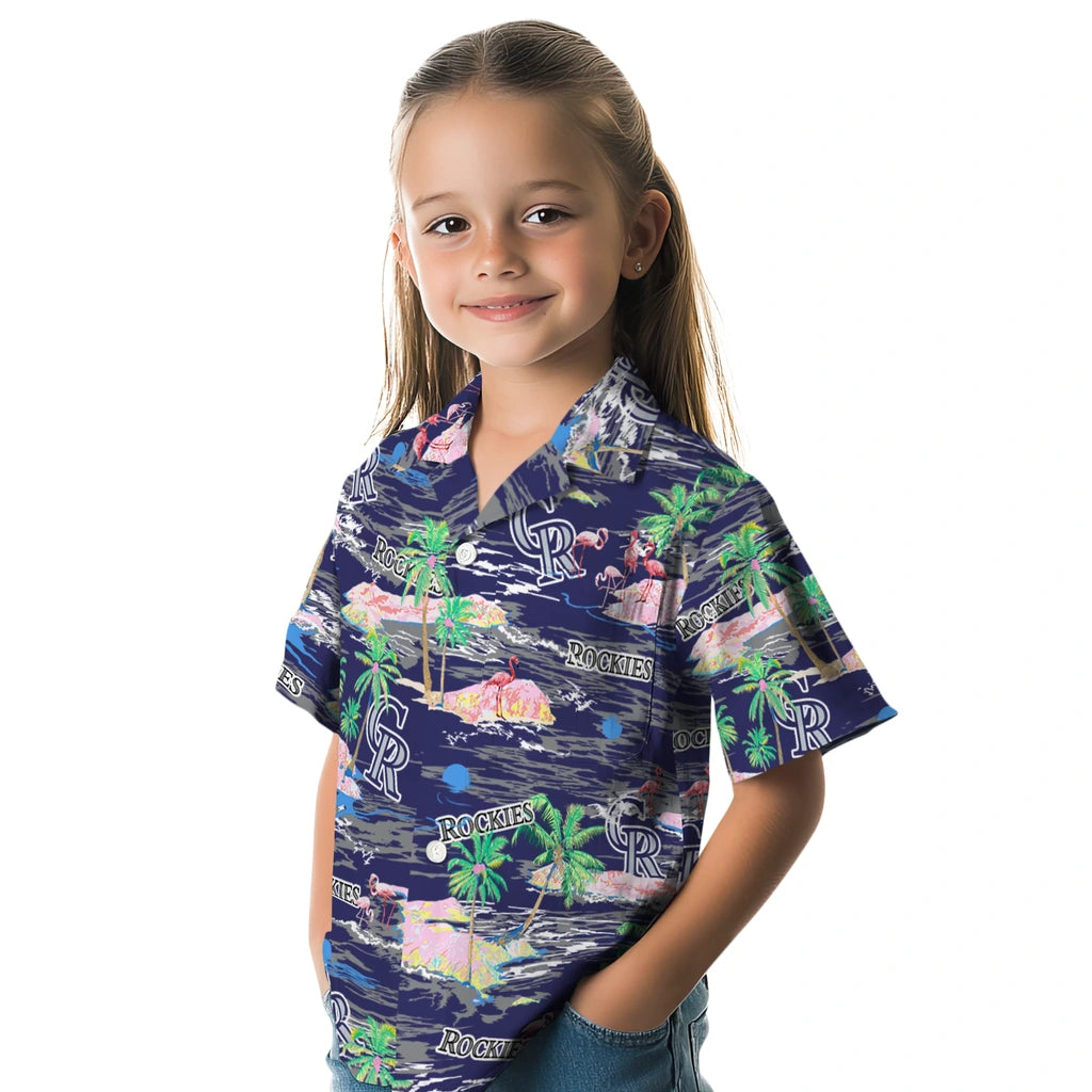 Colorado Rockies Hawaiian Shirt - Hawaii Island | Moonbestprint