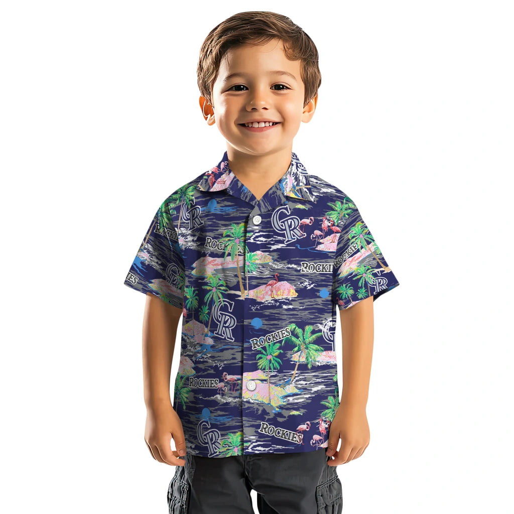 Colorado Rockies Hawaiian Shirt - Hawaii Island | Moonbestprint