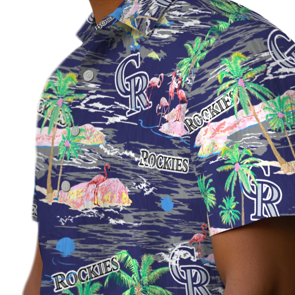 Colorado Rockies Hawaiian Shirt - Hawaii Island | Moonbestprint