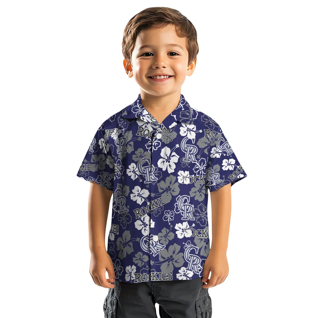 Colorado Rockies Hibiscus Bloom Hawaiian Shirt – Moonbestprint