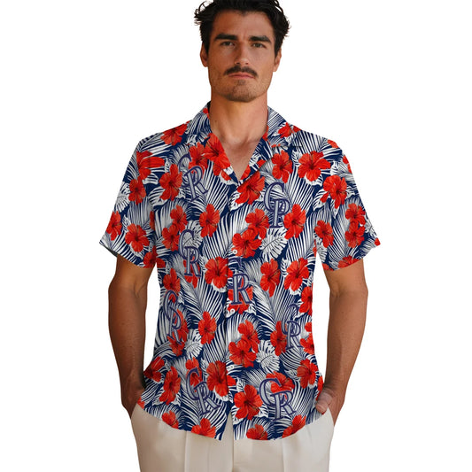 Colorado Rockies Hawaiian Shirt - Hibiscus Fiesta | Moonbestprint