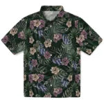 Colorado Rockies Hawaiian Shirt - Hibiscus Leaves Pattern | Moonbestprint