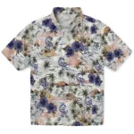 Colorado Rockies Hawaiian Shirt - Hibiscus Seaside | Moonbestprint