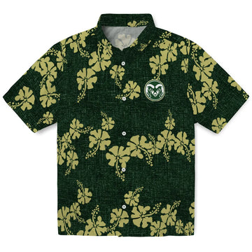 Colorado State Rams Hawaiian Shirt - 50th State Flower | Moonbestprint