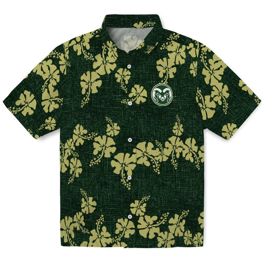 Colorado State Rams Hawaiian Shirt - 50th State Flower | Moonbestprint